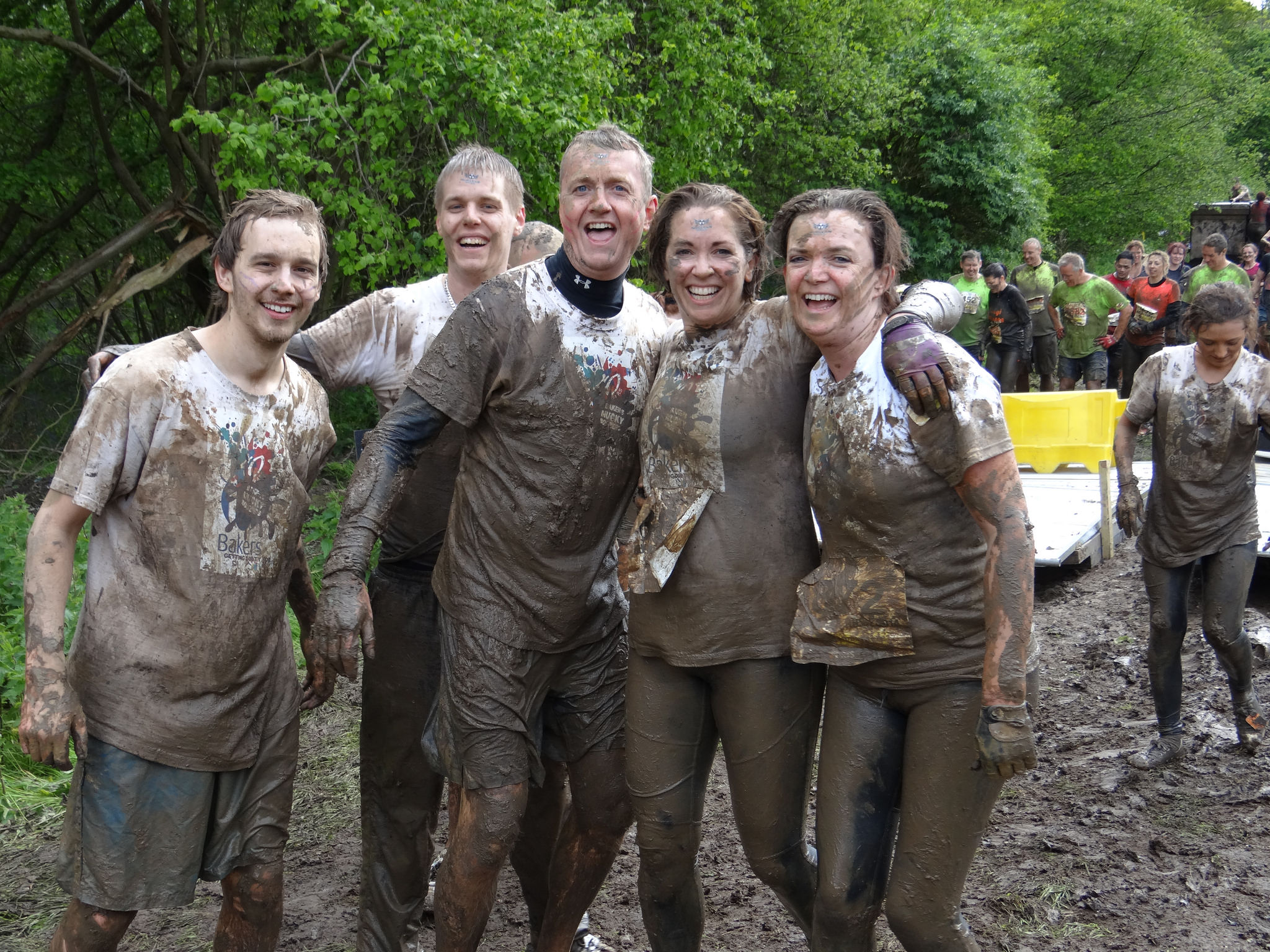 Bakers' team get muddy