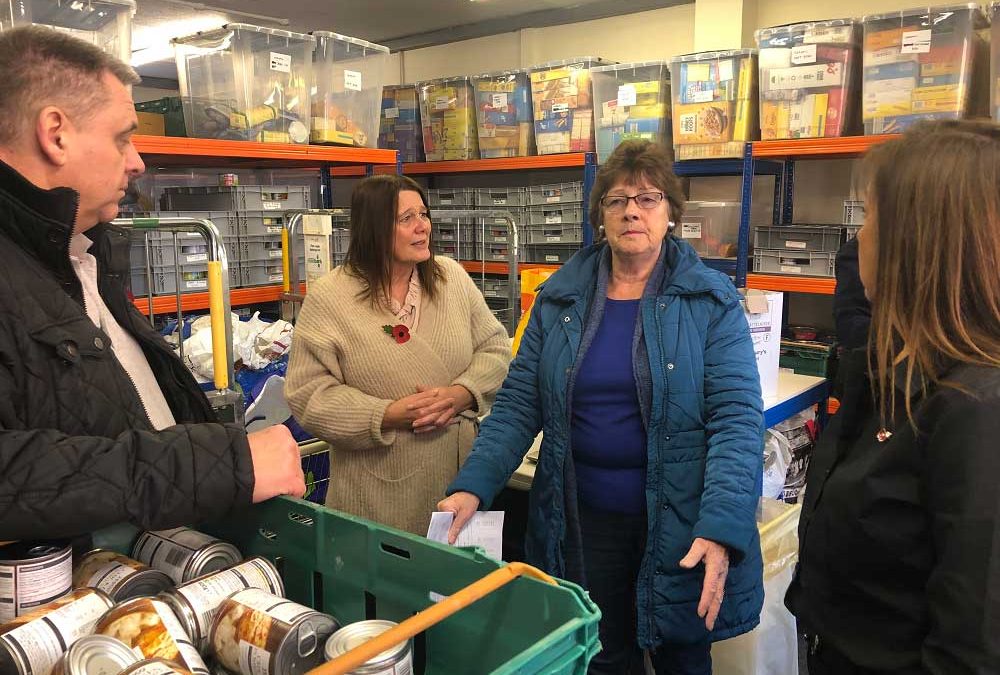 Baker Labels Donates to Brentwood Foodbank