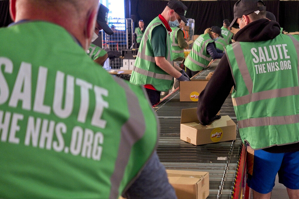 A Million Meal Packs from Salute the NHS