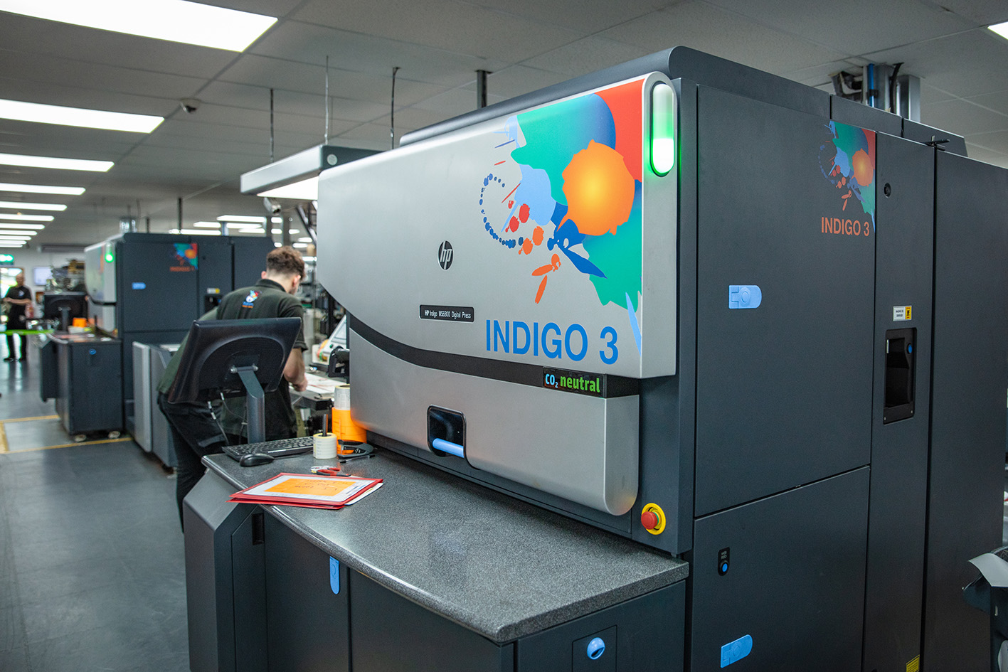 HP Indigo 6900 presses