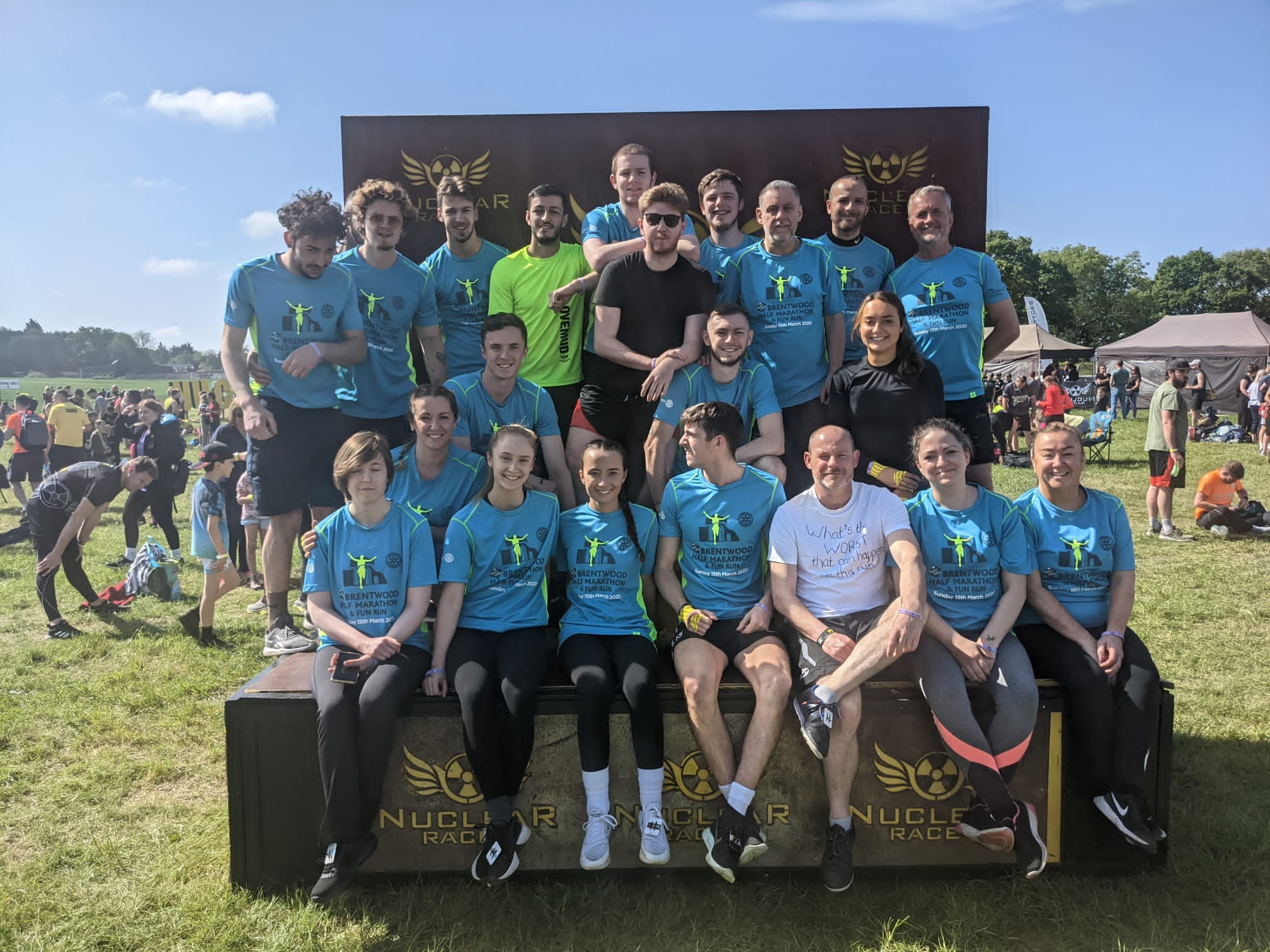 group photo at Nuclear races