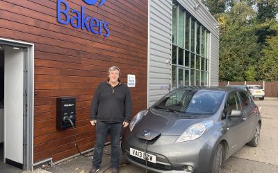 Electric Vehicle Charge Point Installed