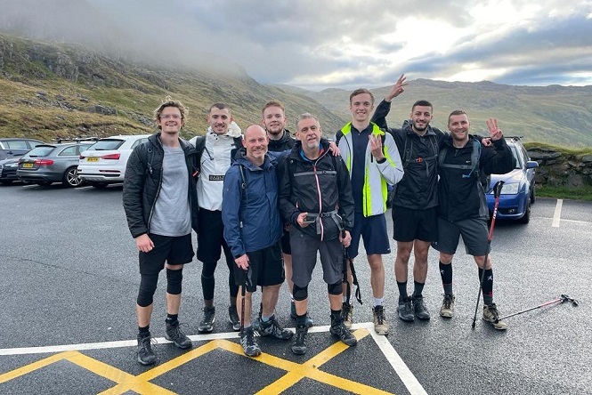 Carpark finish at Snowdon