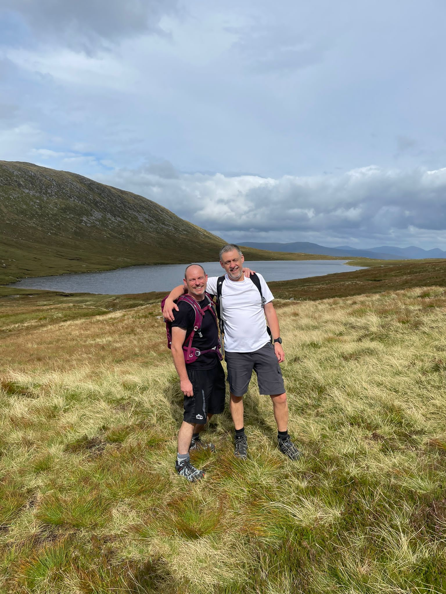 2 men Ben Nevis descent