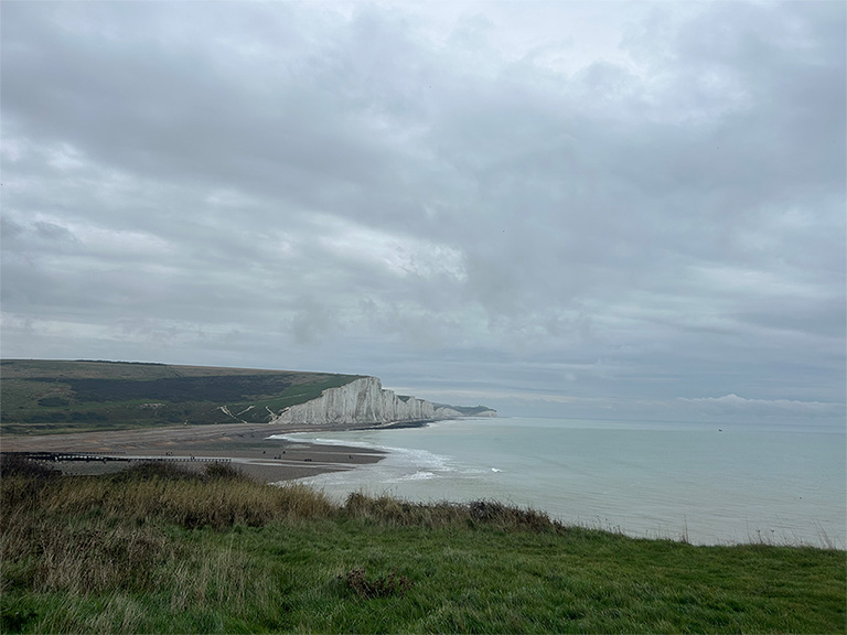 Picture of the cliffs