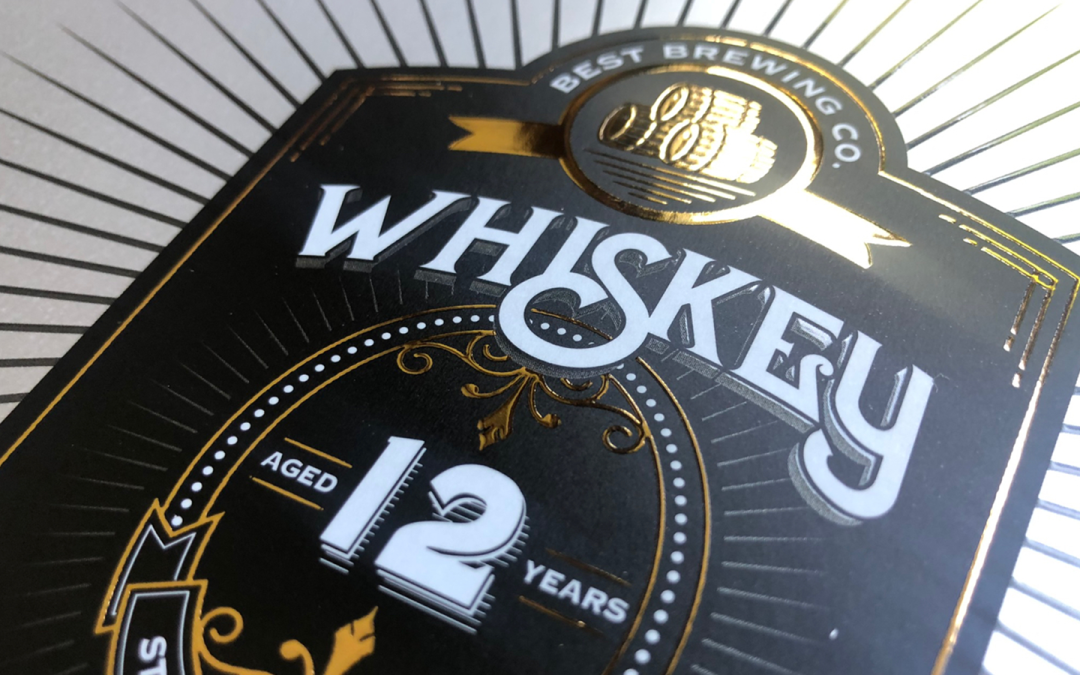 Whiskey label